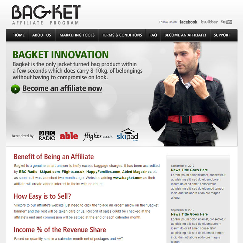 Bagket Affiliate Program